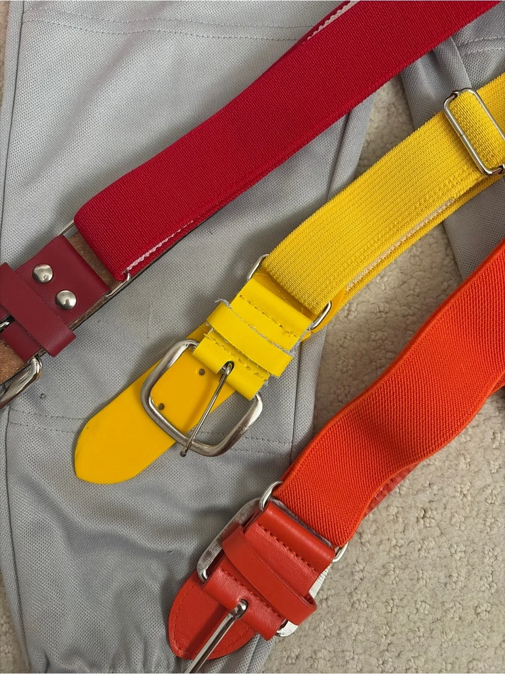 Kids baseball belts 3 for 1